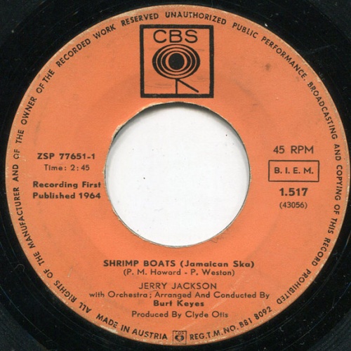Vinyl / Jerry Jackson - Shrimp Boats / Always