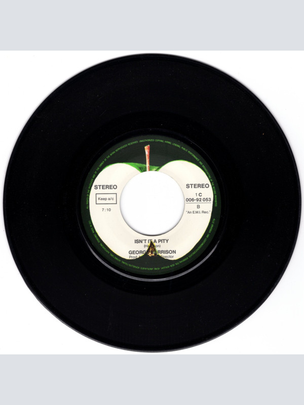 Vinyl / George Harrison - My Sweet Lord / Isn't It A Pity