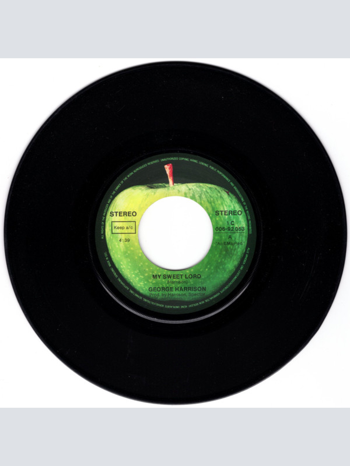 Vinyl / George Harrison - My Sweet Lord / Isn't It A Pity