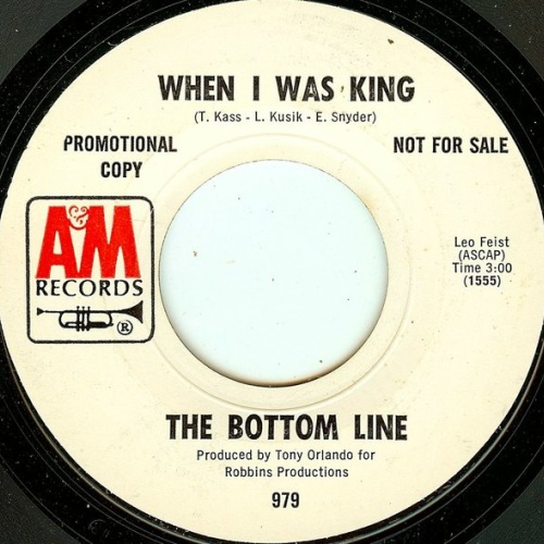 Vinyl / The Bottom Line (3) - When I Was King / Show Me The World Of Wonder