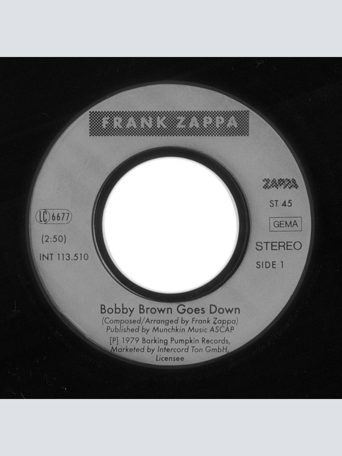Vinyl / Frank Zappa - Bobby Brown