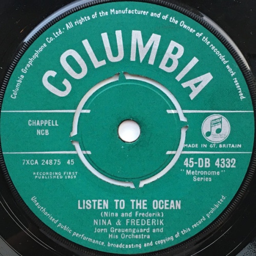 Vinyl / Nina & Frederik - Listen To The Ocean