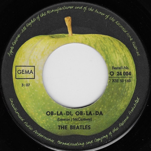 Vinyl / The Beatles - Ob-La-Di, Ob-La-Da / While My Guitar Gently Weeps