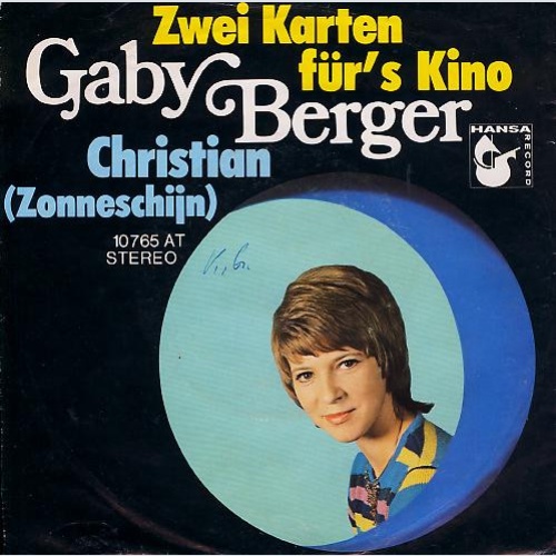 Vinyl / Gaby Berger - Zwei Karten Für's Kino / Christian (Zonneschijn)