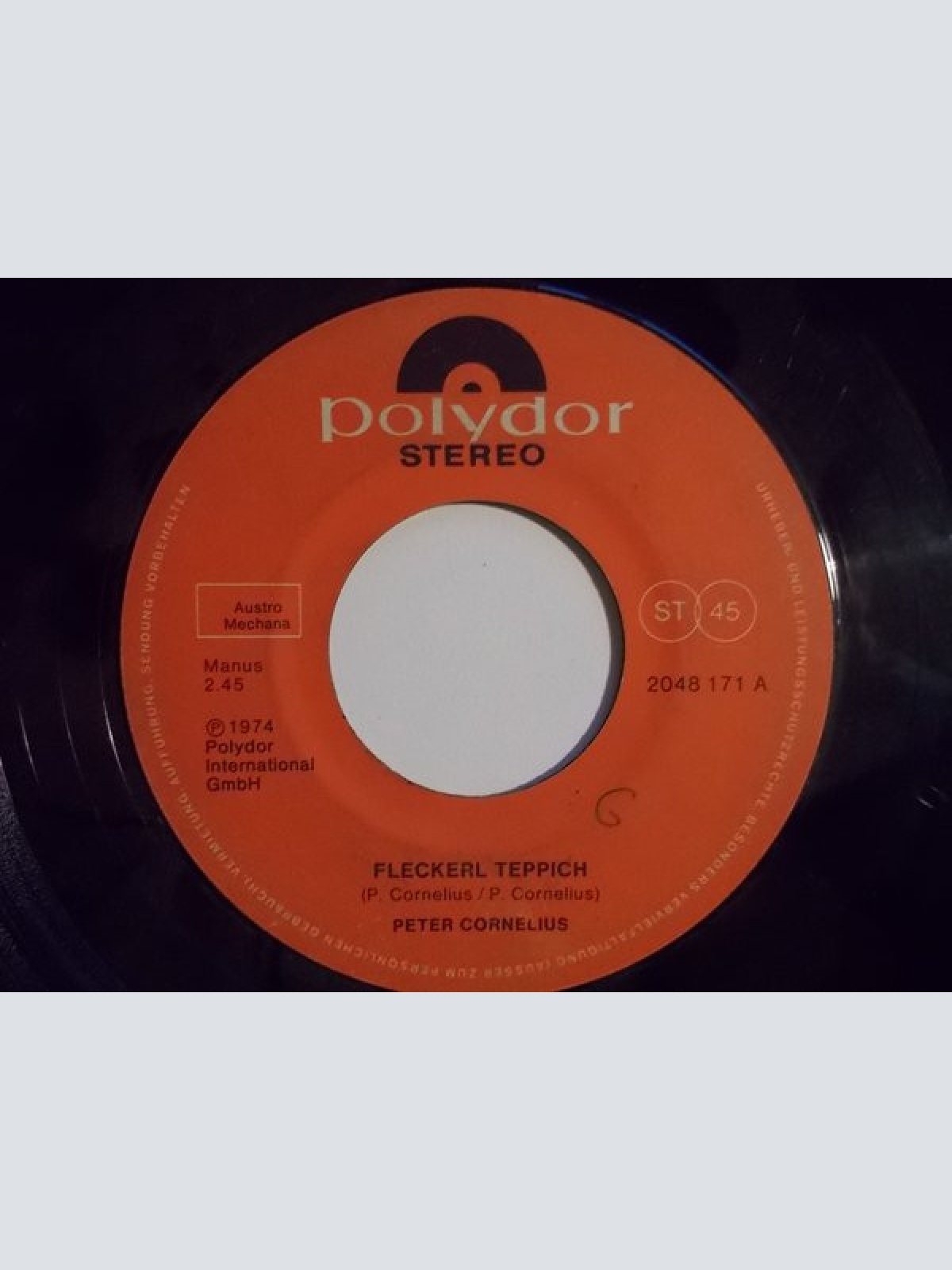 Vinyl / Peter Cornelius - Fleckerlteppich