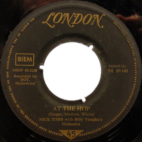 Vinyl / Nick Todd With Billy Vaughn's Orchestra* - At The Hop