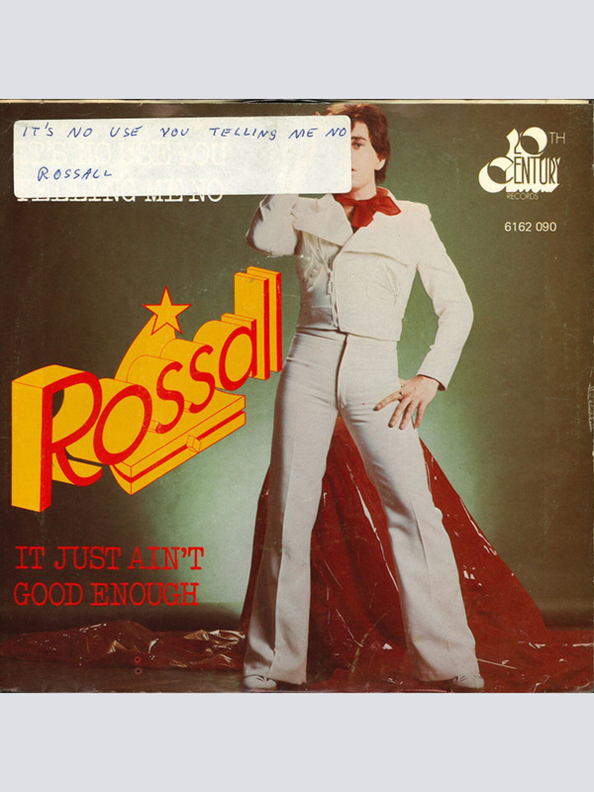 Vinyl / Rossall* - It's No Use You Telling Me No