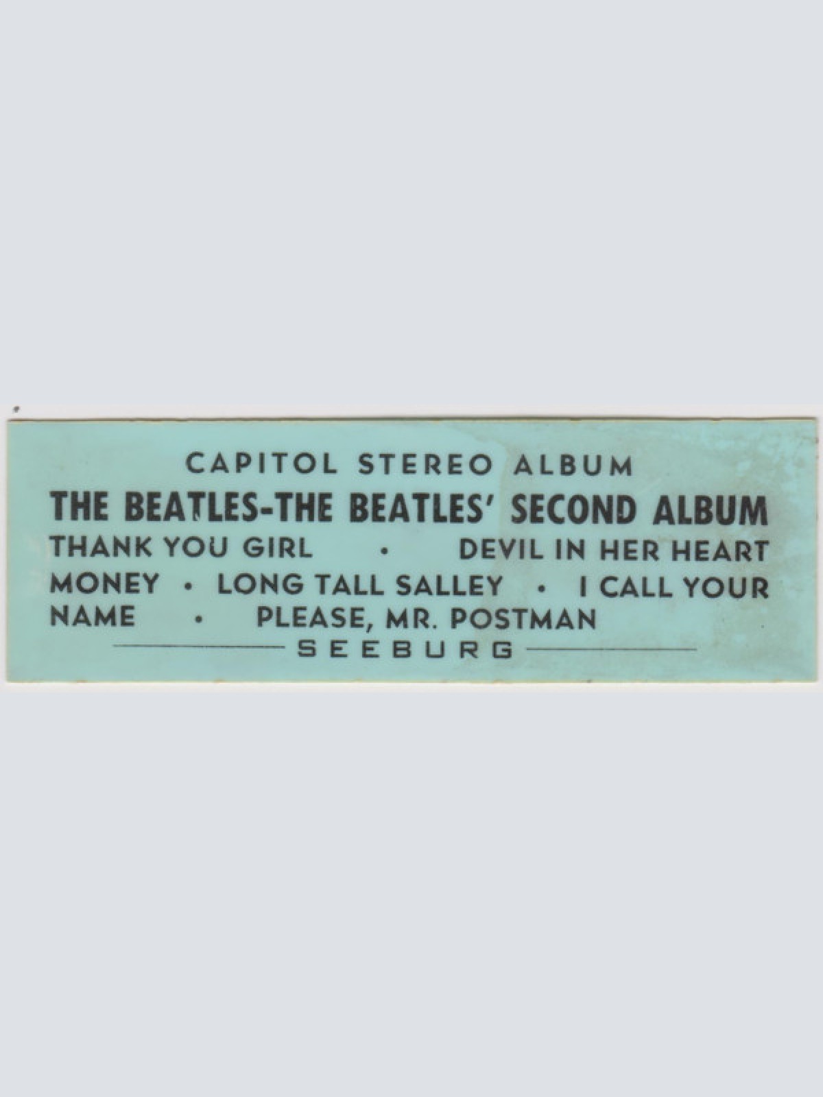 Vinyl / The Beatles - The Beatles' Second Album