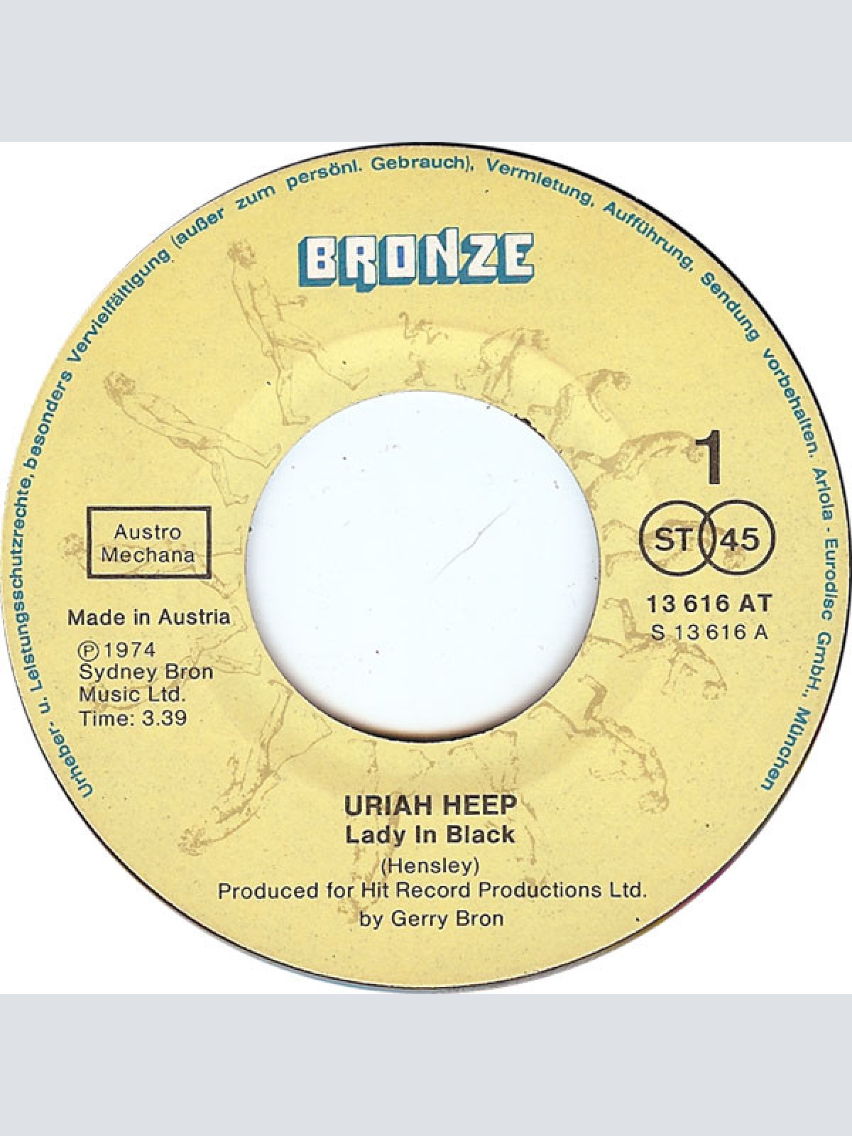 Vinyl / Uriah Heep - Lady In Black