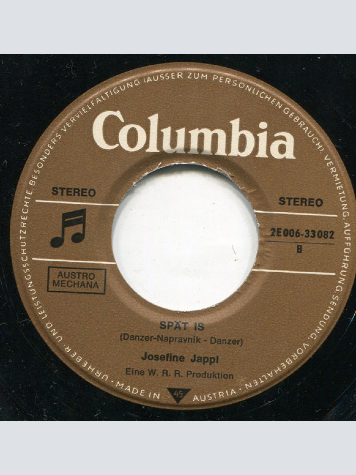 Vinyl / Poidl "Tschik" Jappl - Tschik