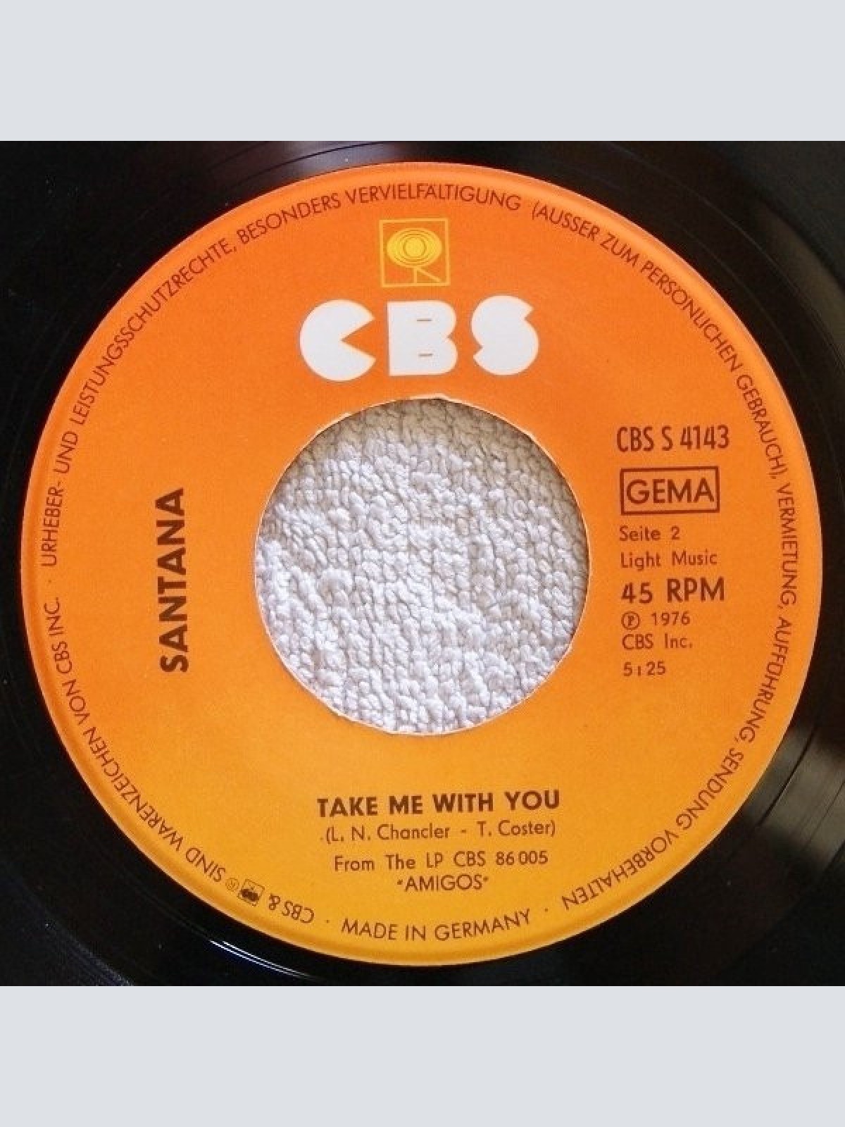 Vinyl / Santana - Europa (Earth's Cry Heaven's Smile)