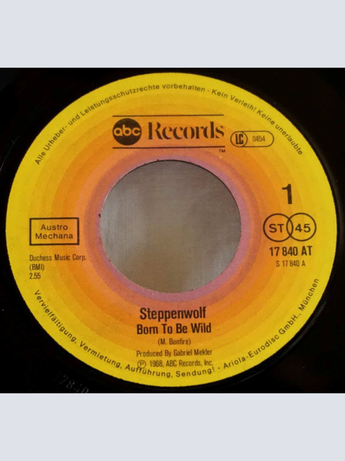 Vinyl / Steppenwolf - Born To Be Wild