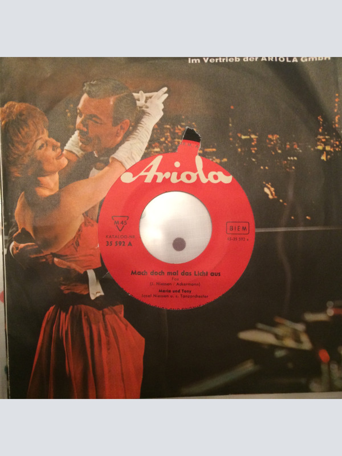 Vinyl / Maria Und Tony - Mach Doch Mal Das Licht Aus / Denn Mit Dir Ist Es Wunderbar