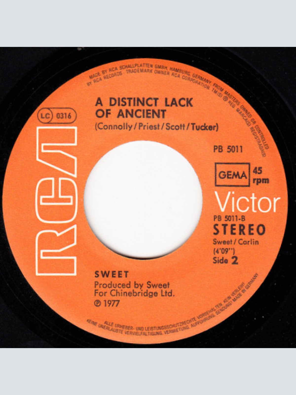 Vinyl / Sweet* - Fever Of Love