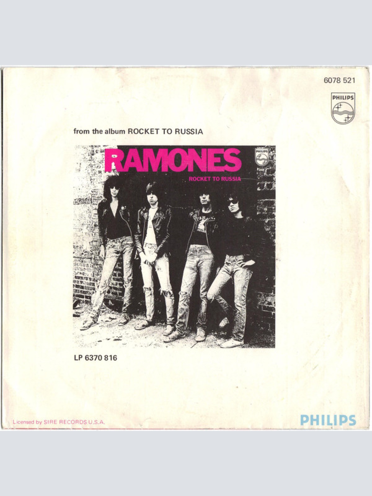 Vinyl / Ramones - Do You Wanna Dance?