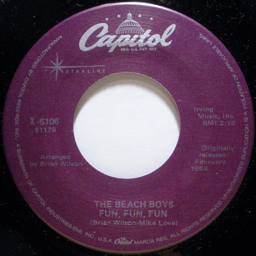 Vinyl / The Beach Boys - Fun, Fun, Fun