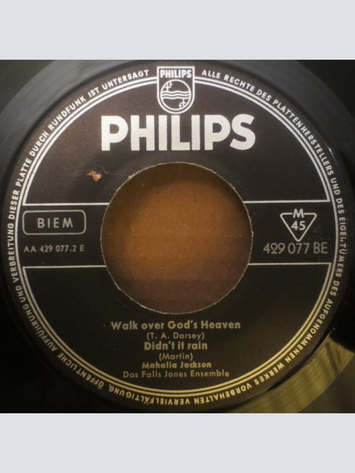 Vinyl / Mahalia Jackson And The Falls-Jones Ensemble - When The Saints Go Marching In • Jesus • Walk Over God's Heaven • Didn't It Rain