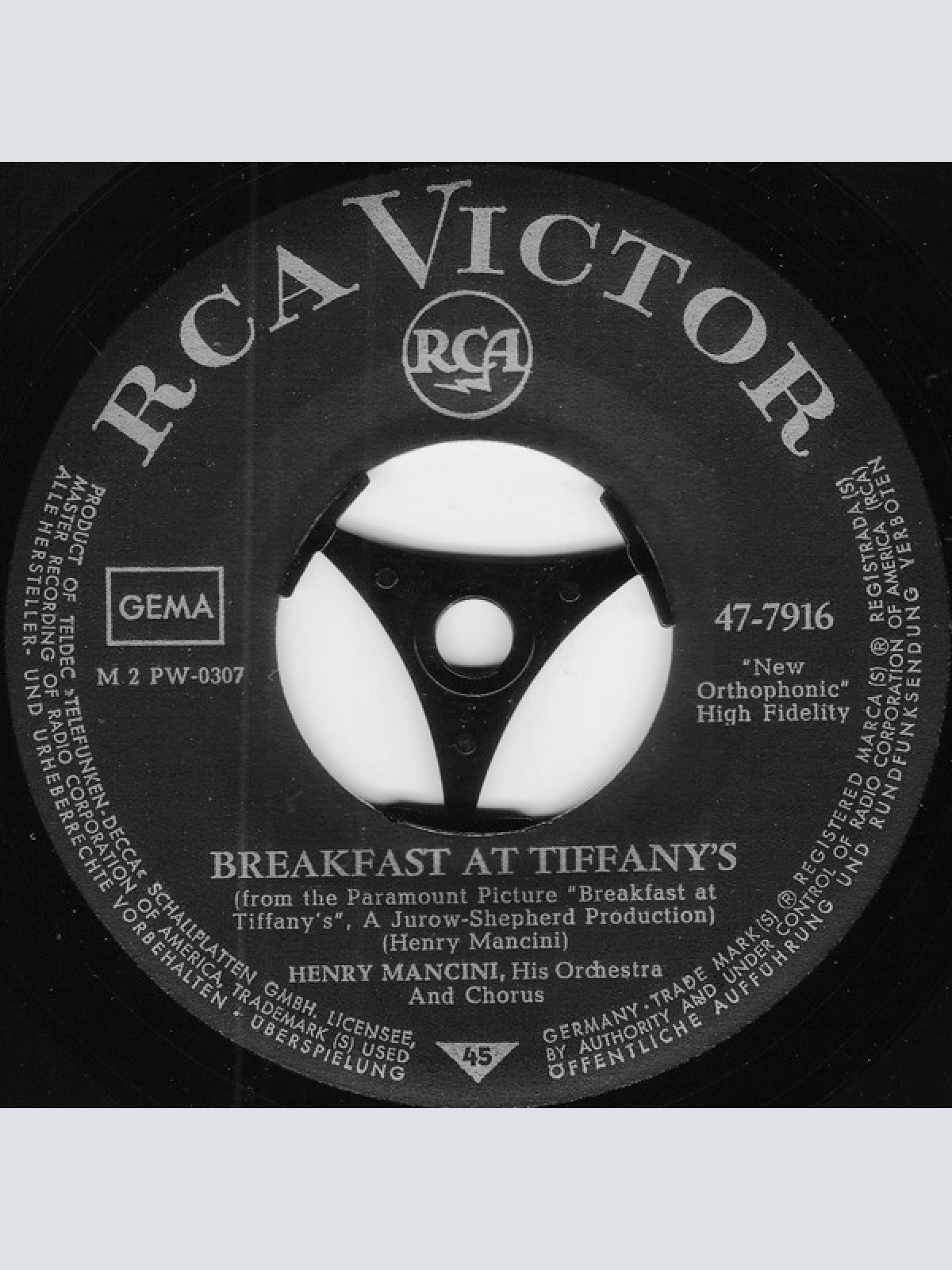 Vinyl / Henry Mancini And His Orchestra - Breakfast At Tiffany's / Moon River