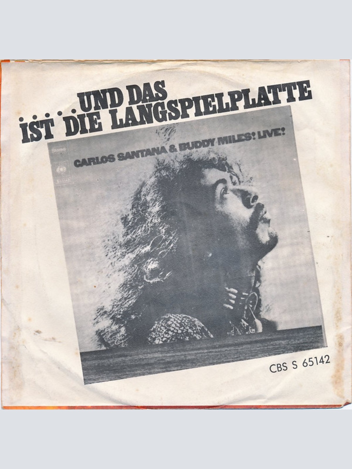 Vinyl / Carlos Santana & Buddy Miles - Them Changes / Evil Ways