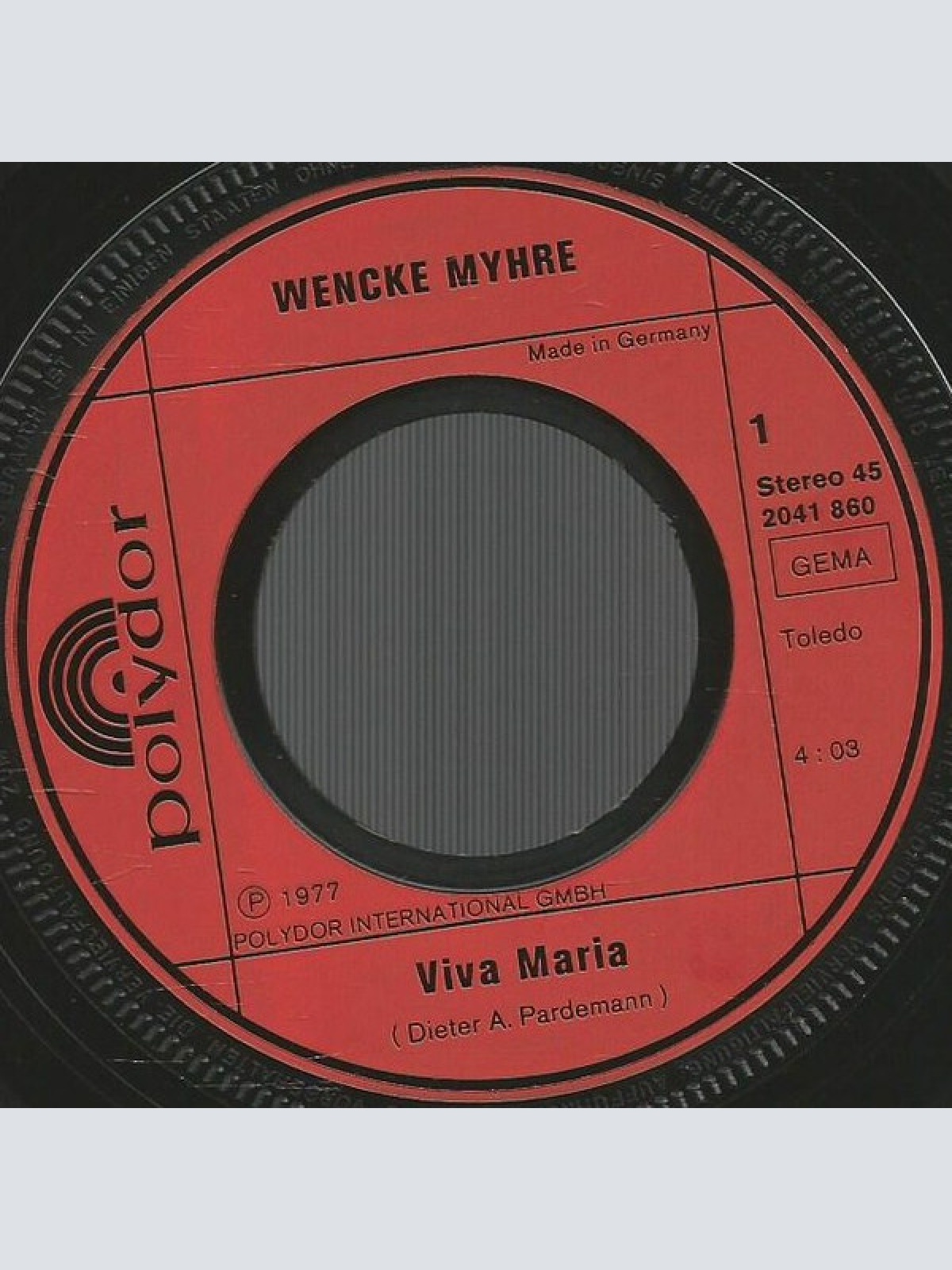Vinyl / Wencke Myhre - Viva Maria