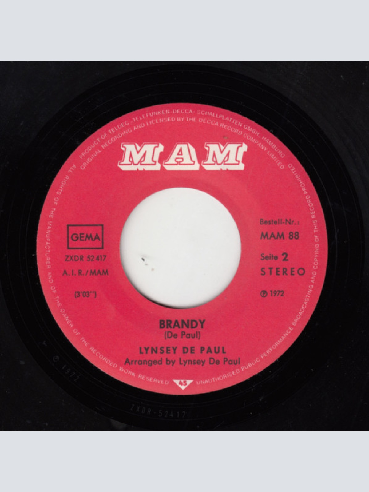 Vinyl / Lynsey De Paul - Getting A Drag