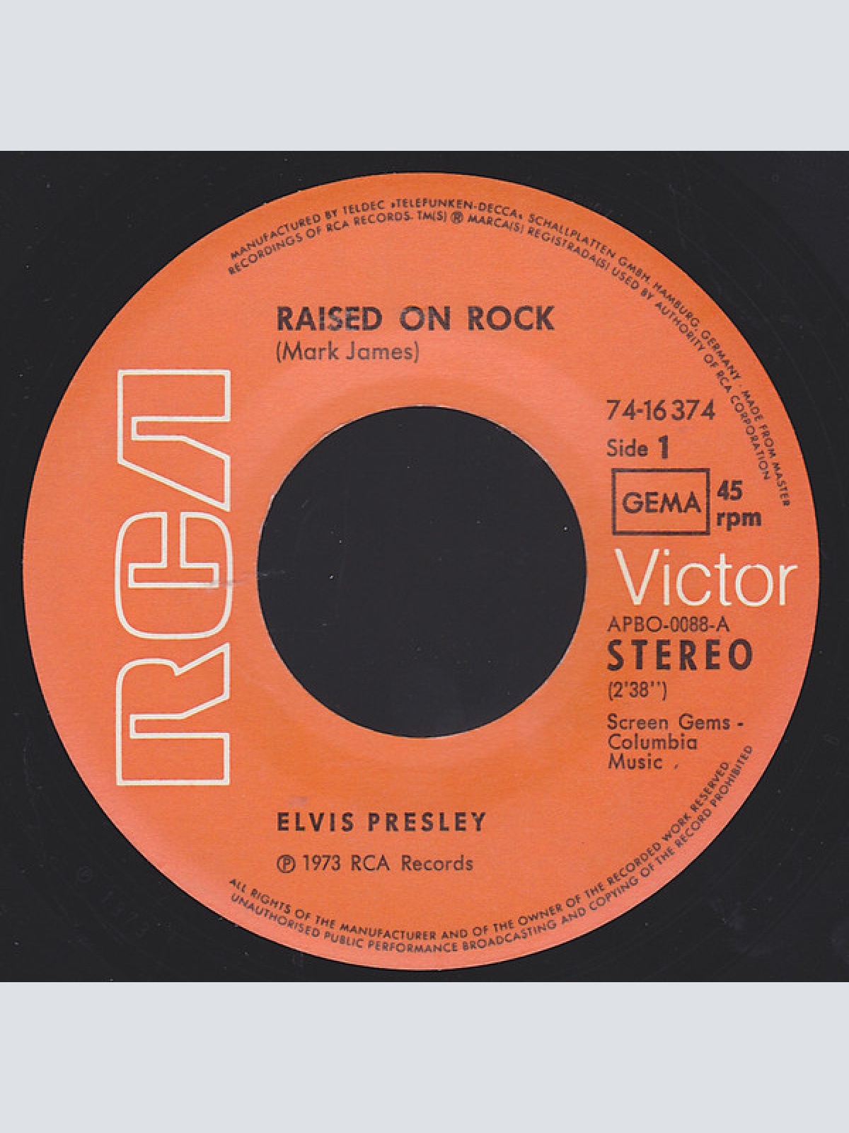 Vinyl / Elvis* - Raised On Rock