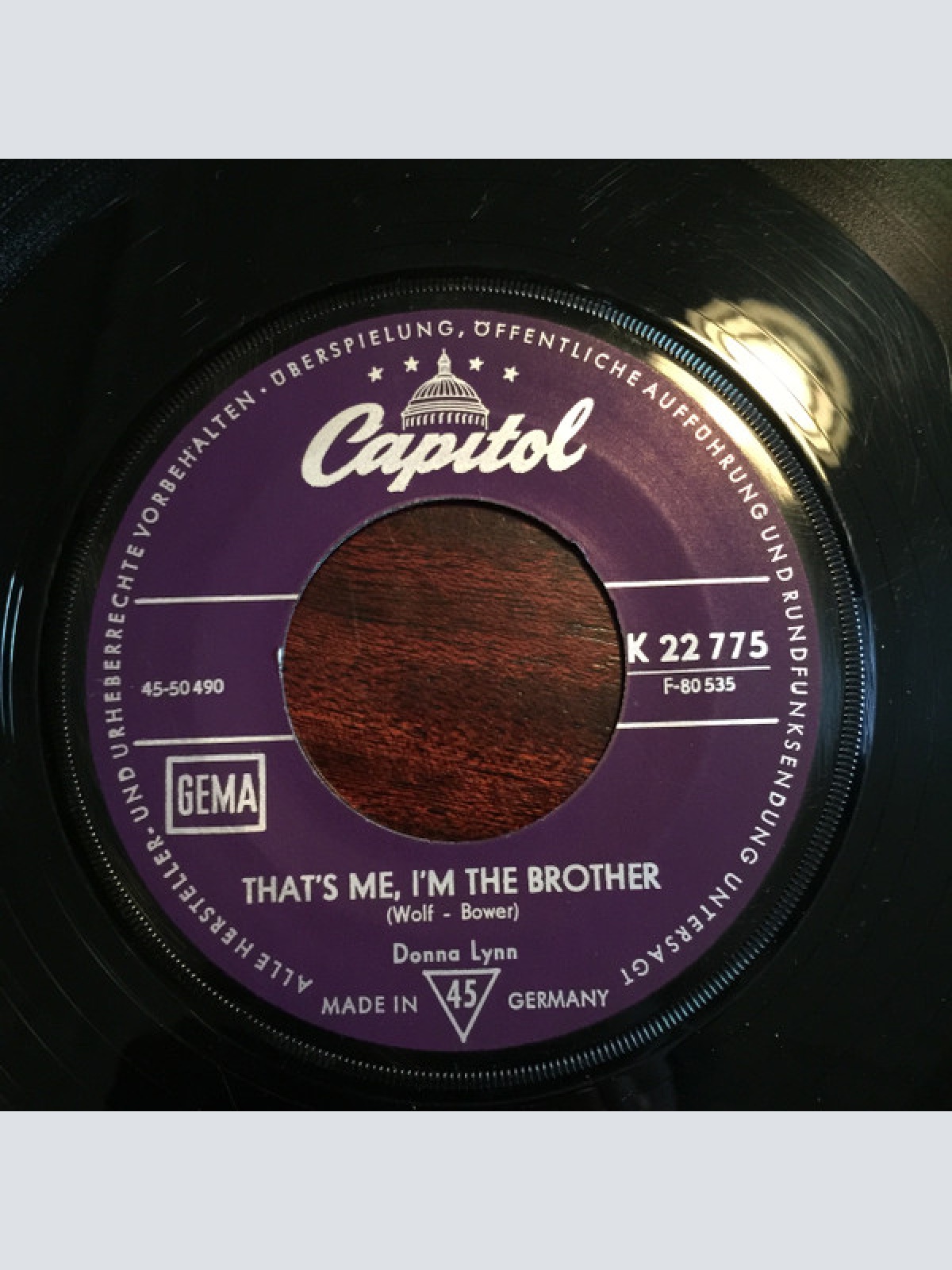 Vinyl / Donna Lynn - Java Jones / That's Me, I'm The Brother