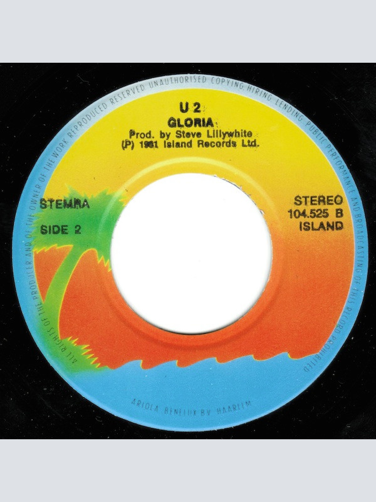 Vinyl / U2 - I Will Follow (Live)