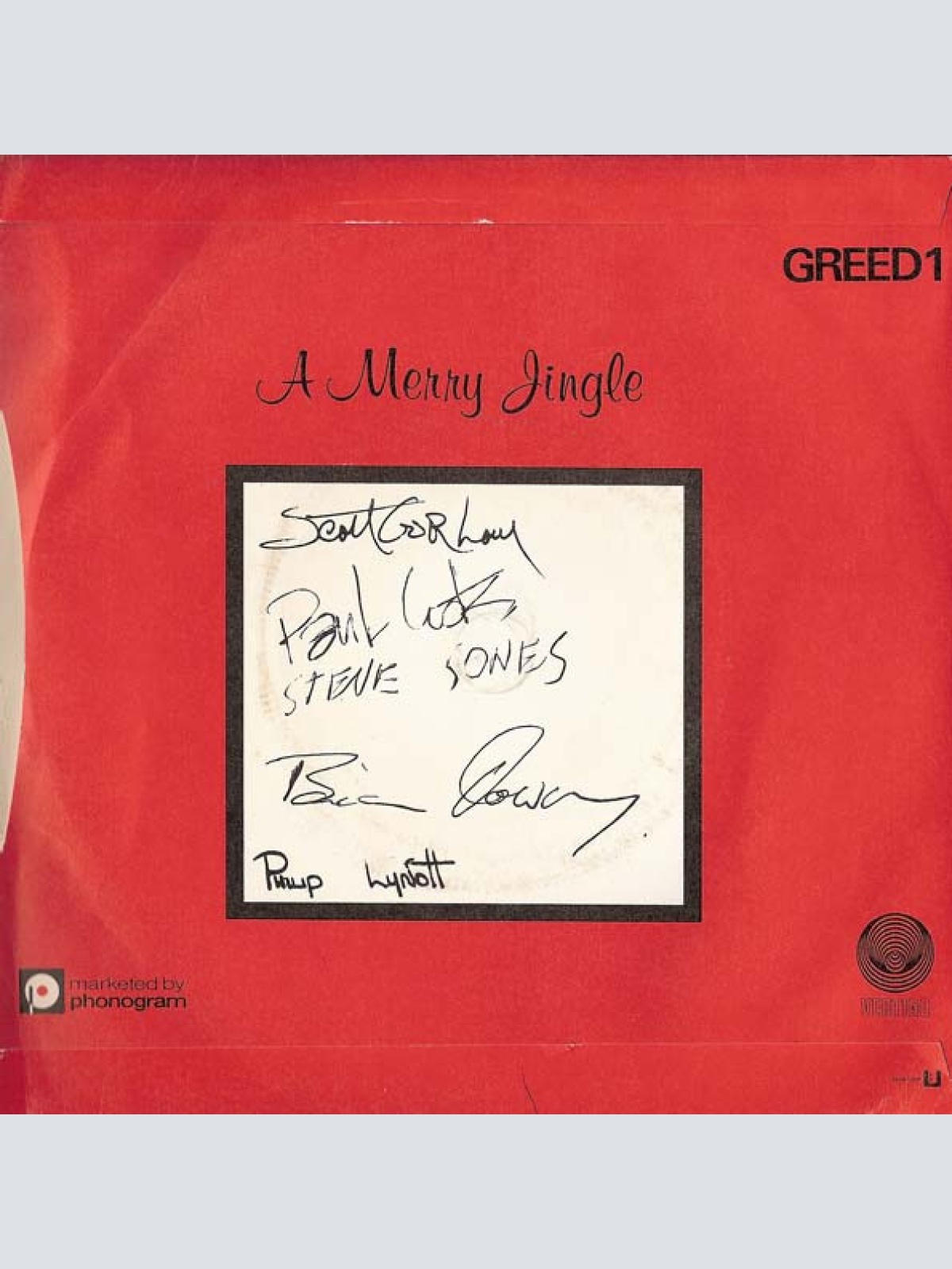 Vinyl / The Greedies - A Merry Jingle