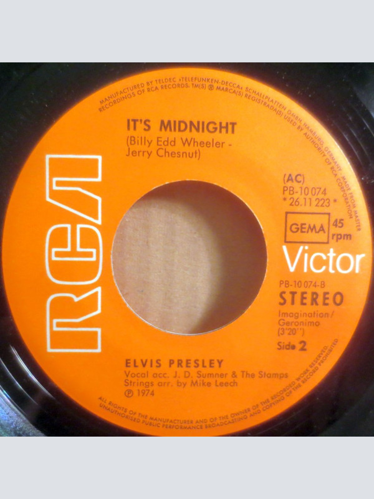 Vinyl / Elvis* - Promised Land / It's Midnight
