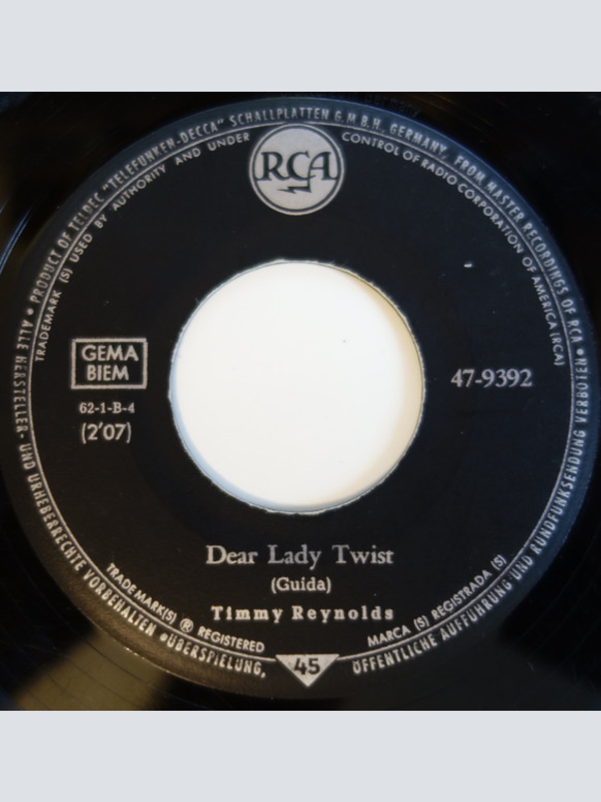 Vinyl / Chet Avery / Timmy Reynolds - The Wanderer / Dear Lady Twist