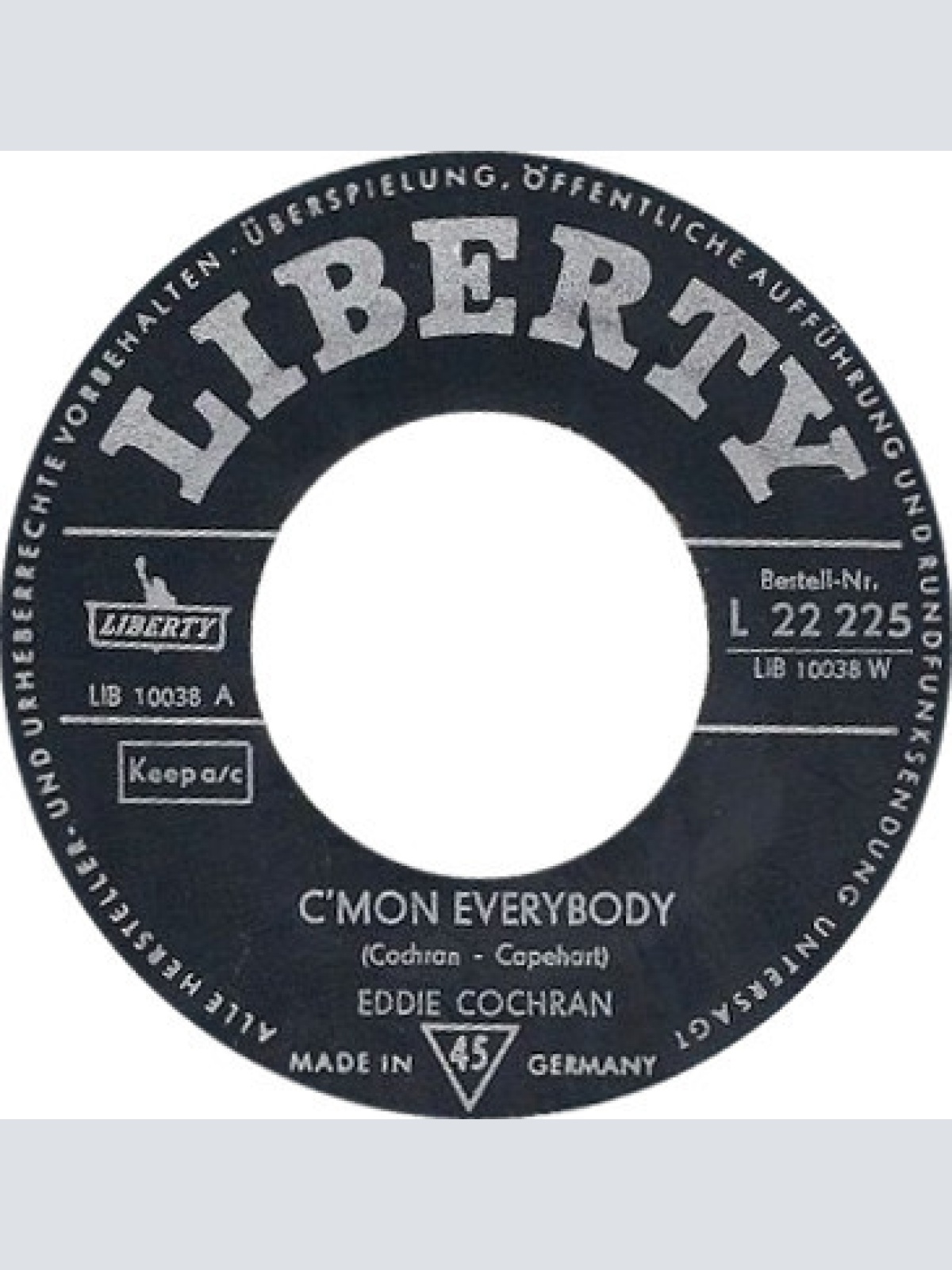 Vinyl / Eddie Cochran - C'Mon Everybody