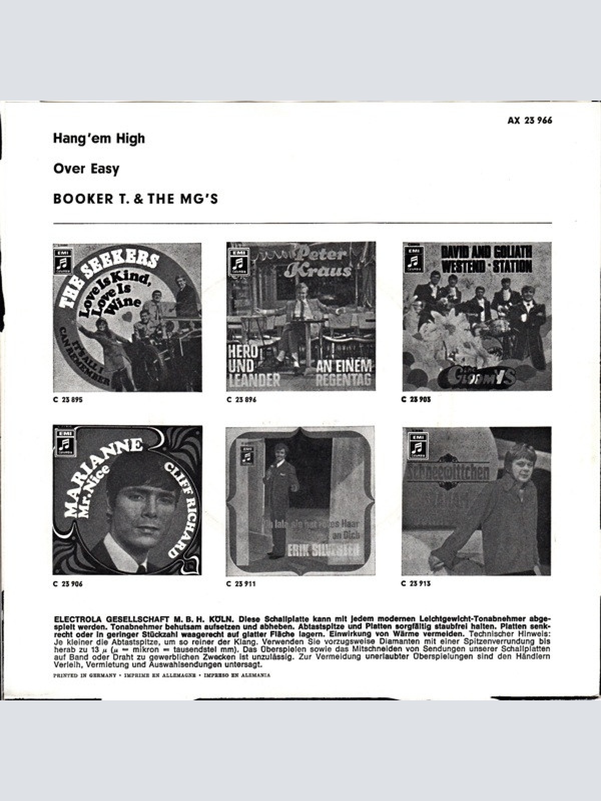 Vinyl / Booker T. & The MG's* - Hang 'Em High