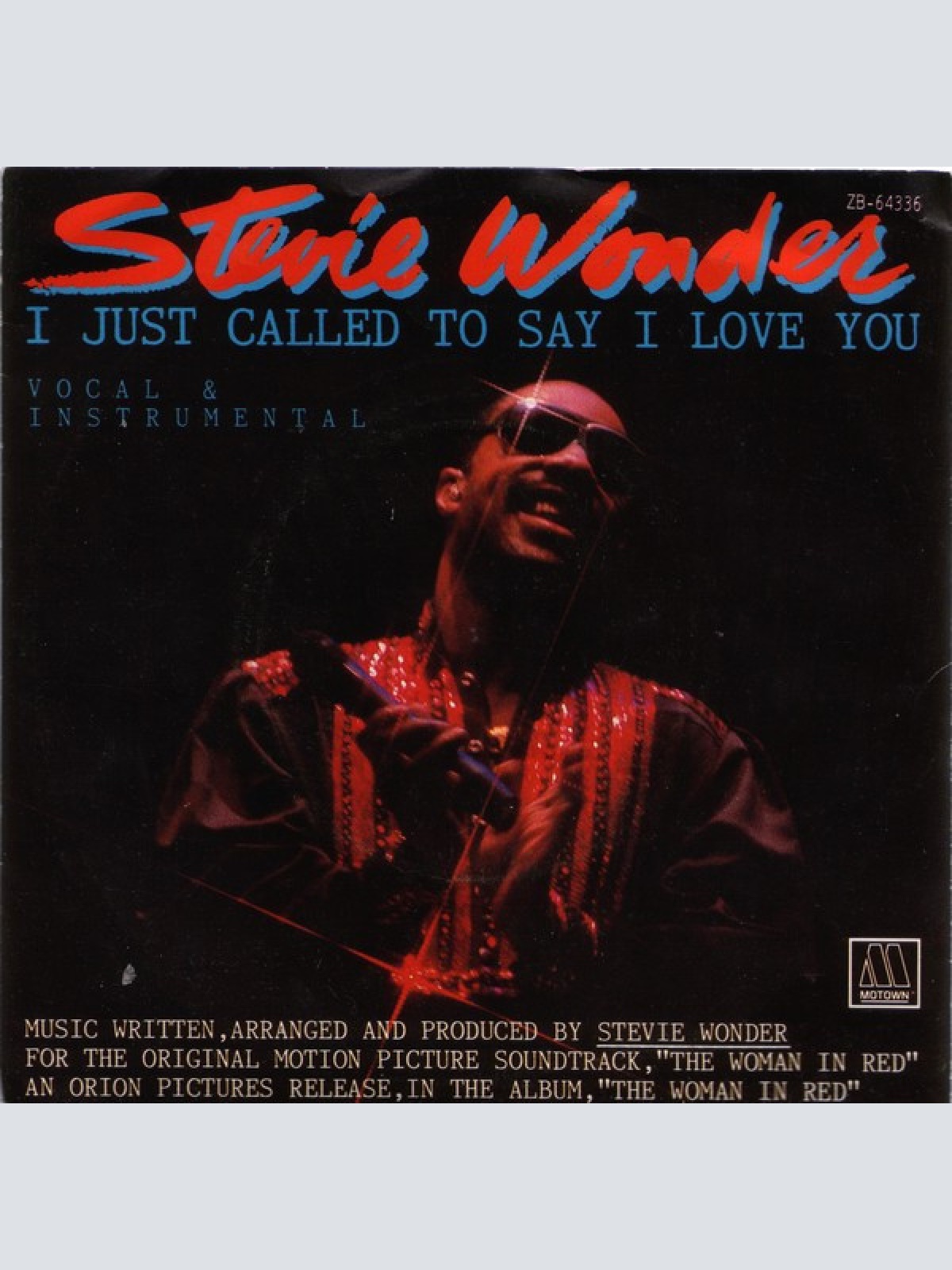 Vinyl / Stevie Wonder - I Just Called To Say I Love You