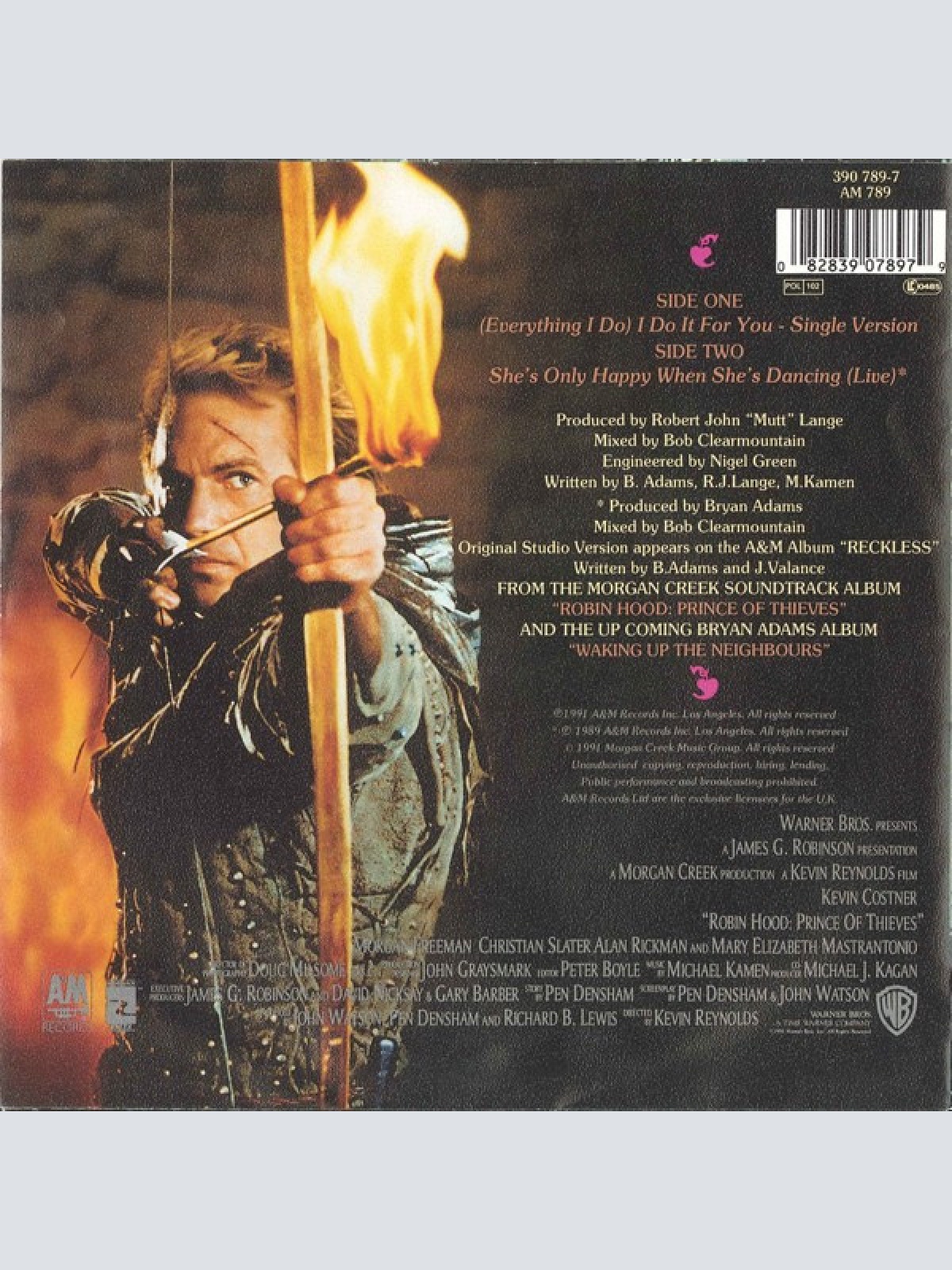 Vinyl / Bryan Adams - (Everything I Do) I Do It For You