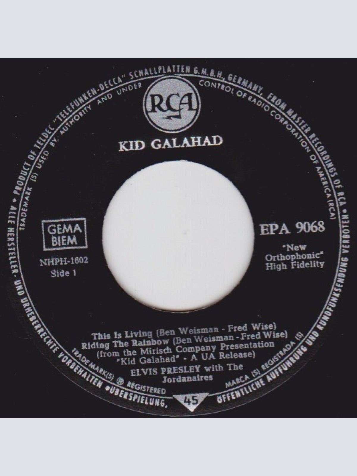 Vinyl / Elvis Presley - Kid Galahad