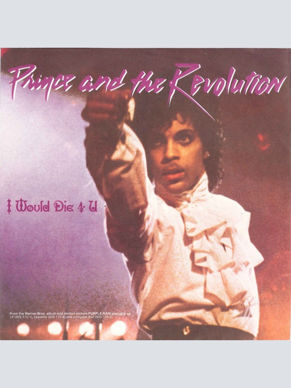 Vinyl / Prince And The Revolution - I Would Die 4 U