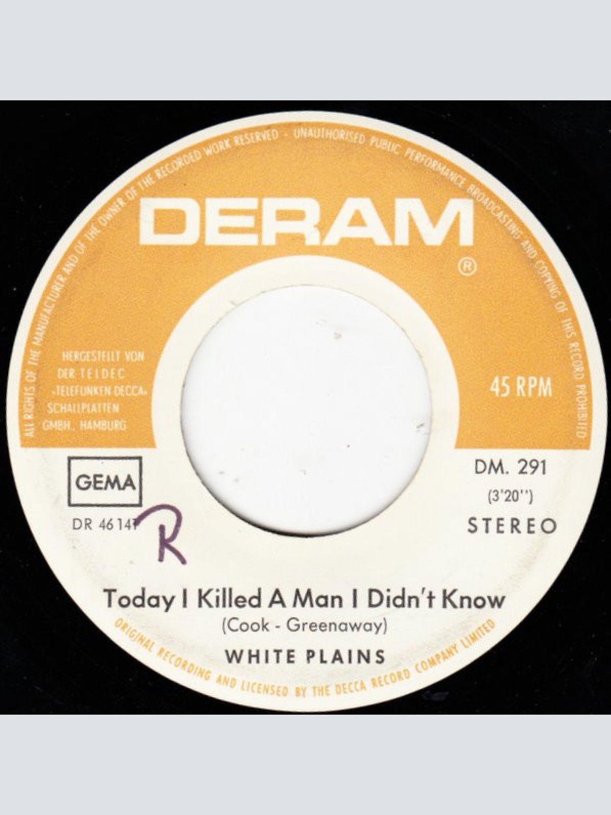 Vinyl / White Plains - I've Got You On My Mind