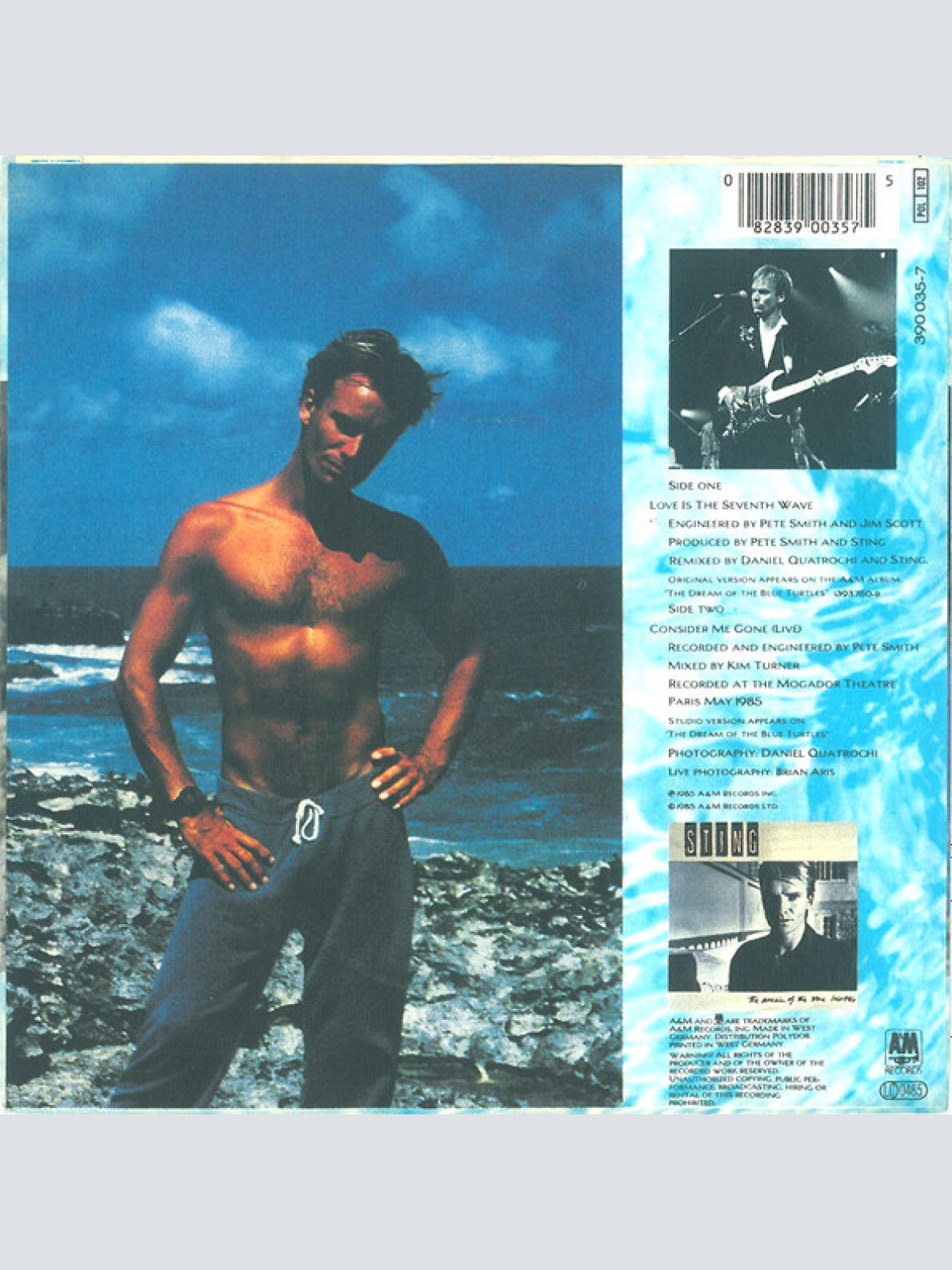 Vinyl / Sting - Love Is The Seventh Wave (New Mix)