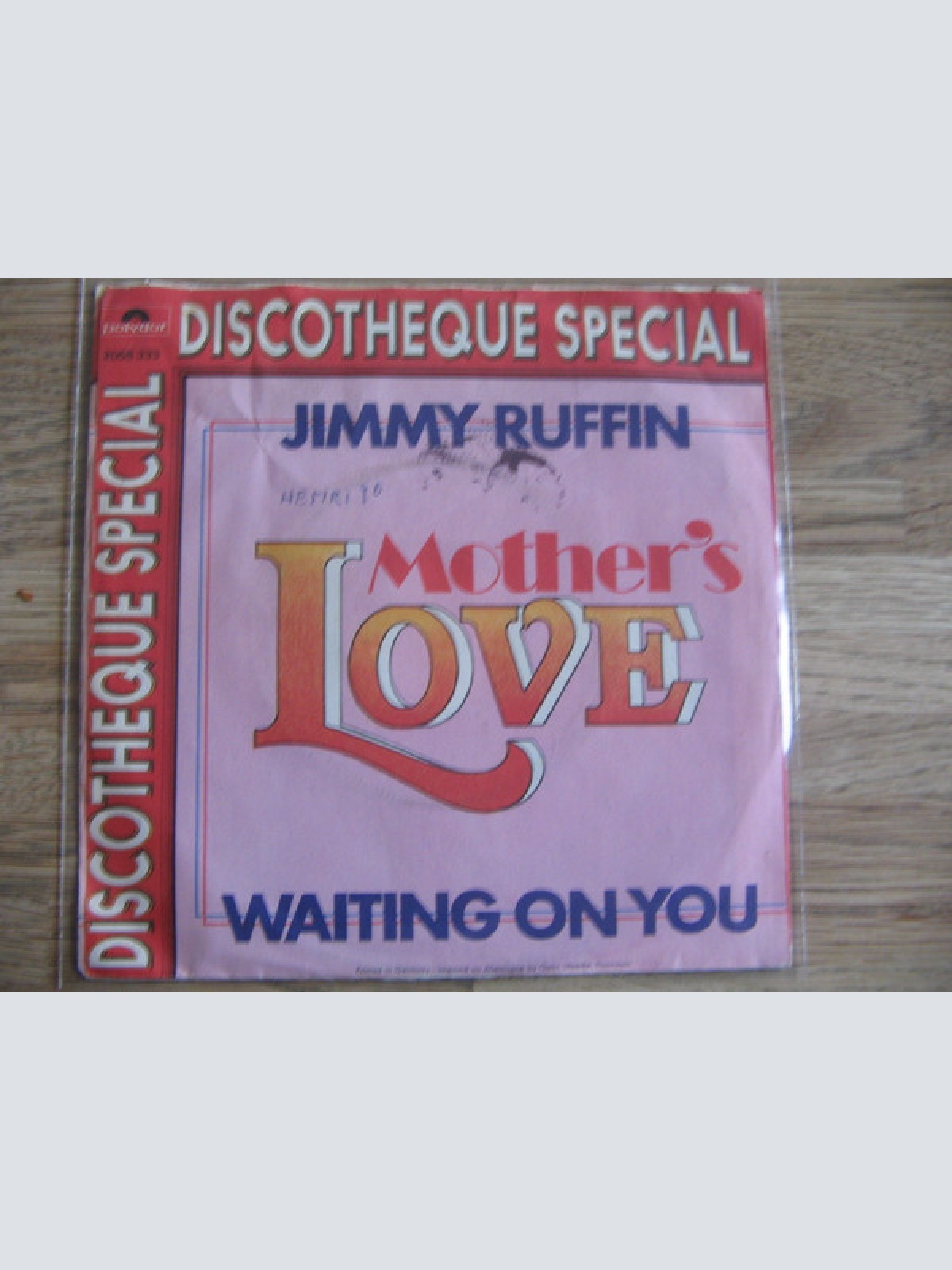 Vinyl / Jimmy Ruffin - Mother's Love / Waiting On You