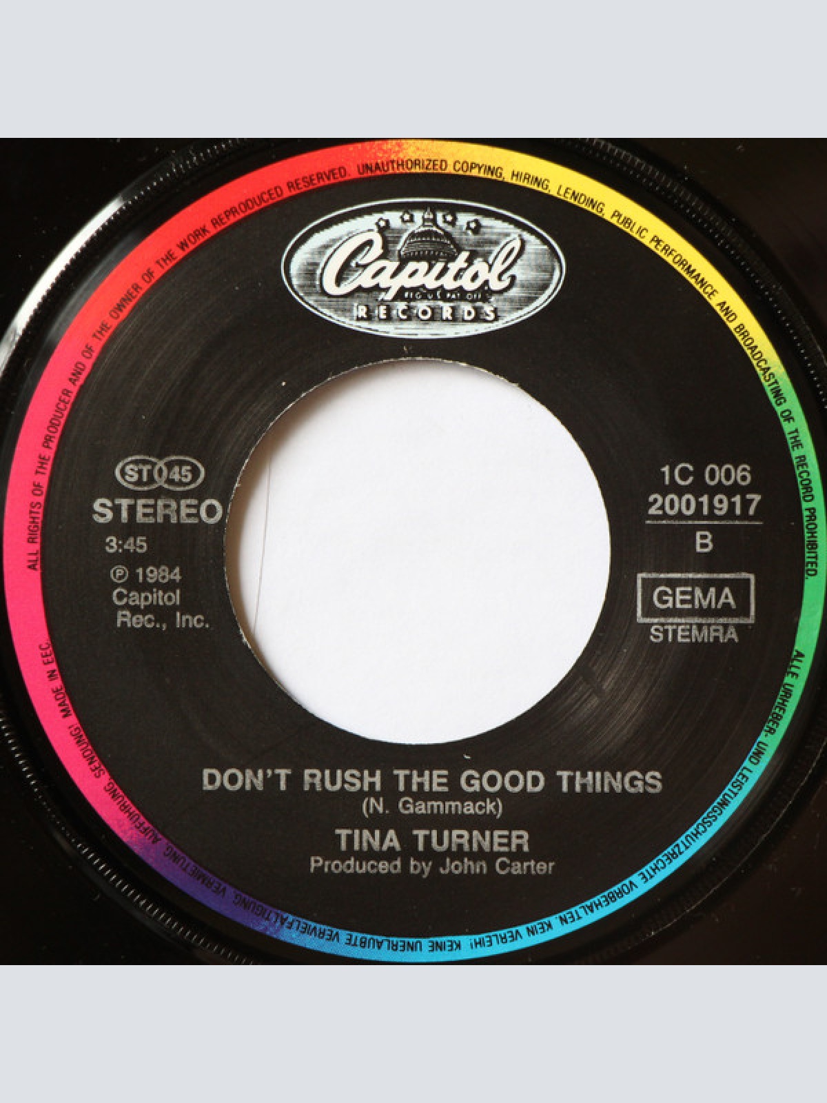 Vinyl / Tina Turner - What's Love Got To Do With It