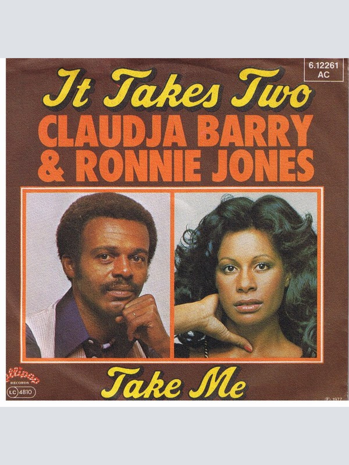 Vinyl / Claudja Barry & Ronnie Jones - It Takes Two / Take Me