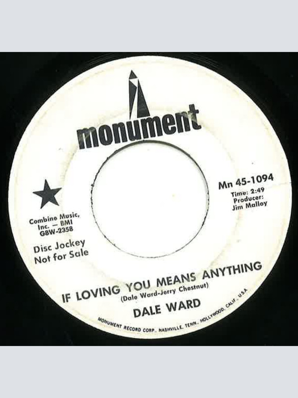 Vinyl / Dale Ward - River Of Regret