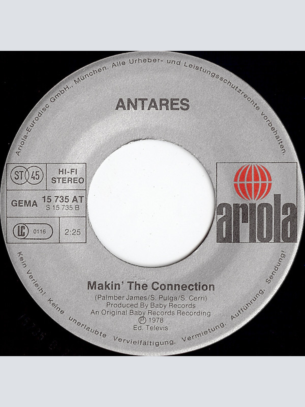 Vinyl / Antares (13) - Arabian Dance