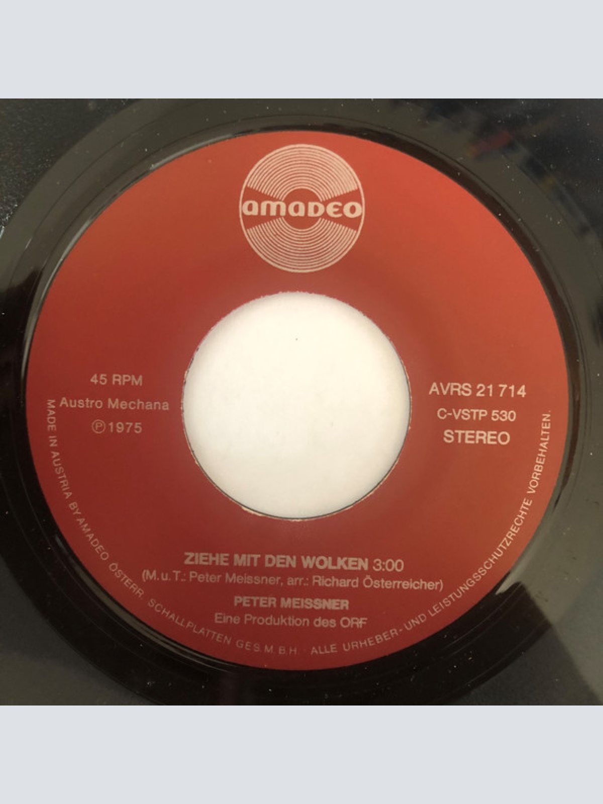 Vinyl / Peter Meissner - Noch Ein Paar Minuten