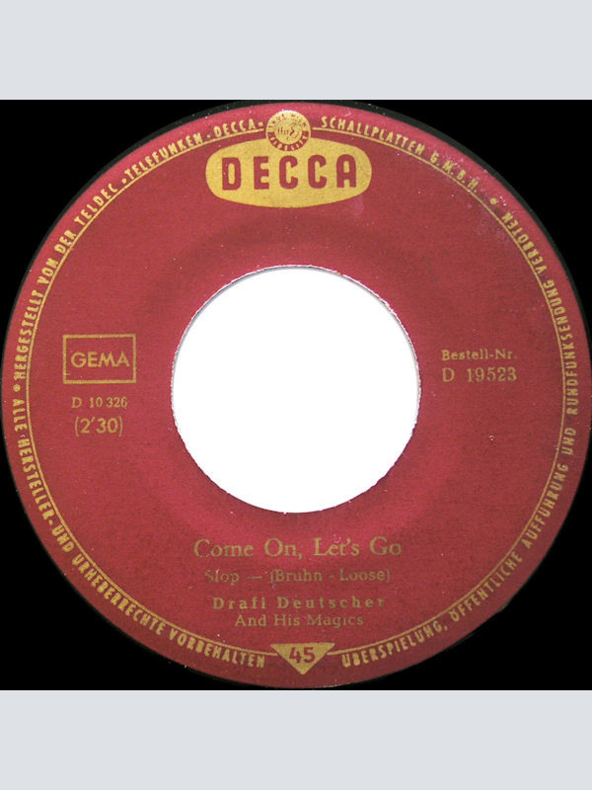 Vinyl / Drafi Deutscher And His Magics - Shake Hands