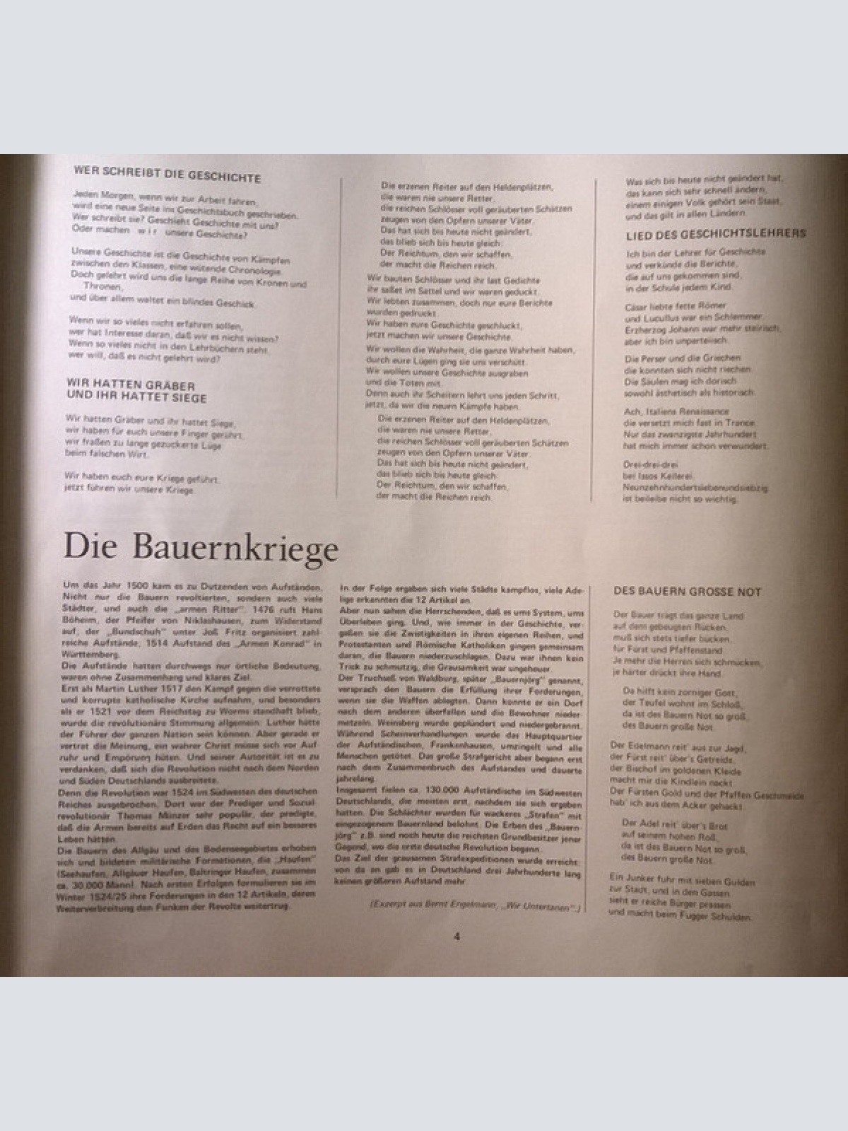 Vinyl / Schmetterlinge - Proletenpassion