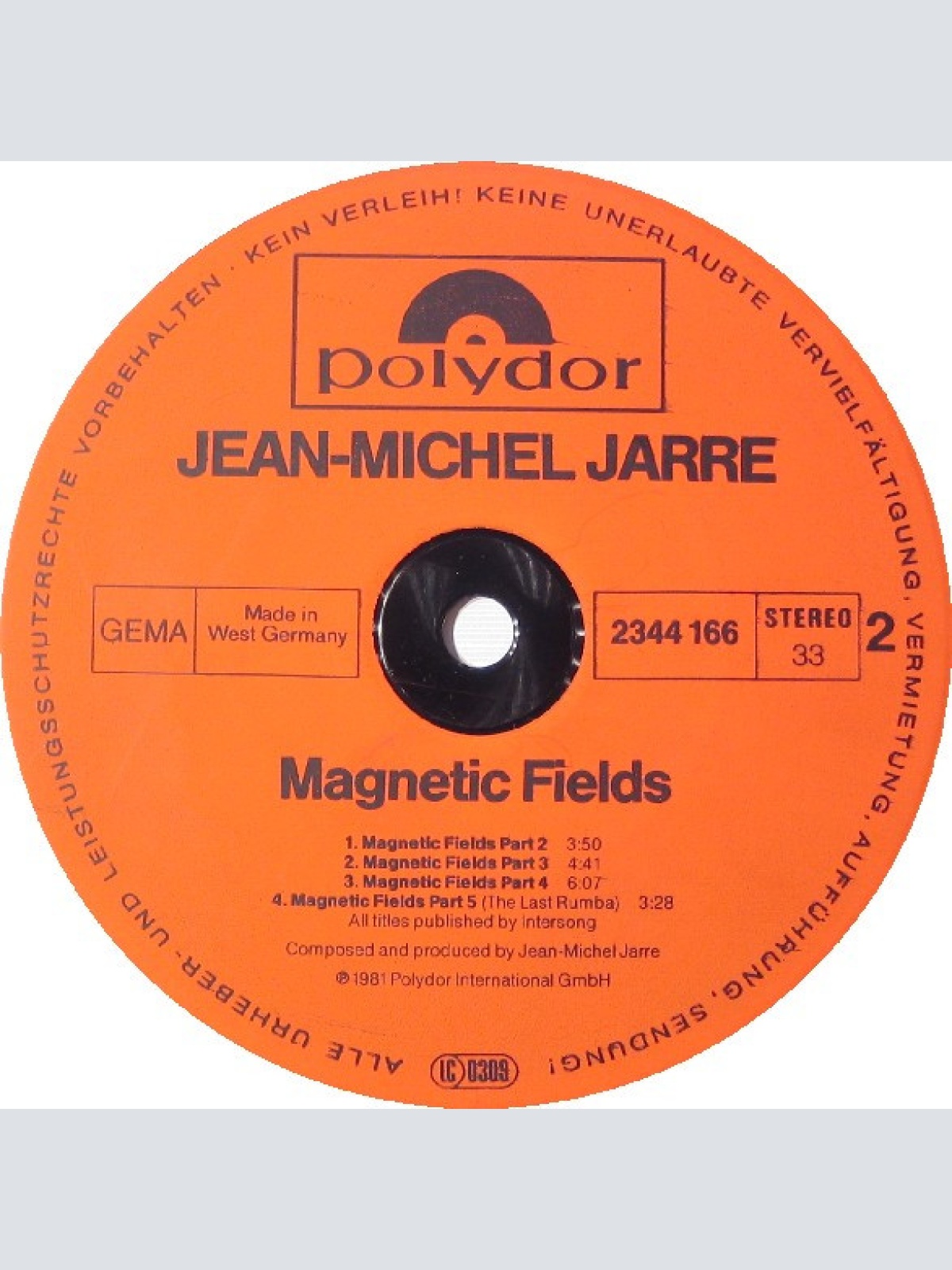 Vinyl / Jarre* - Magnetic Fields