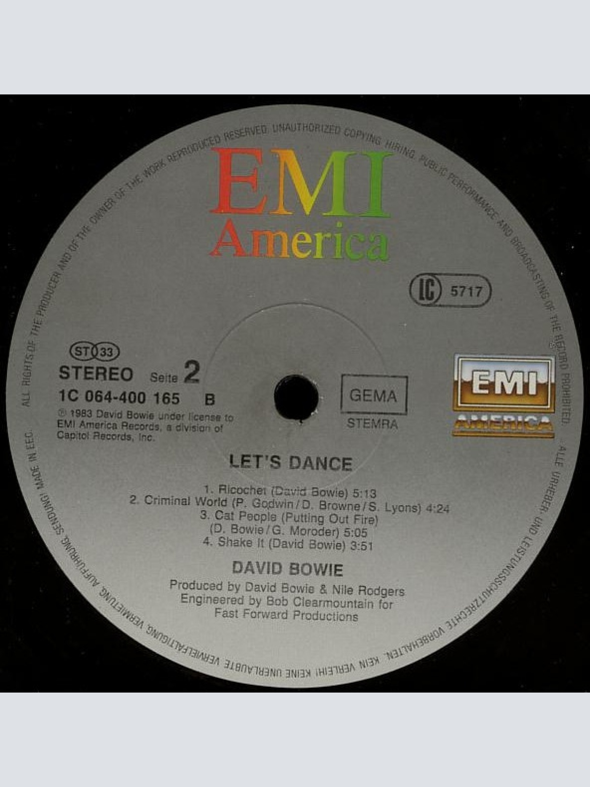 Vinyl / David Bowie - Let's Dance