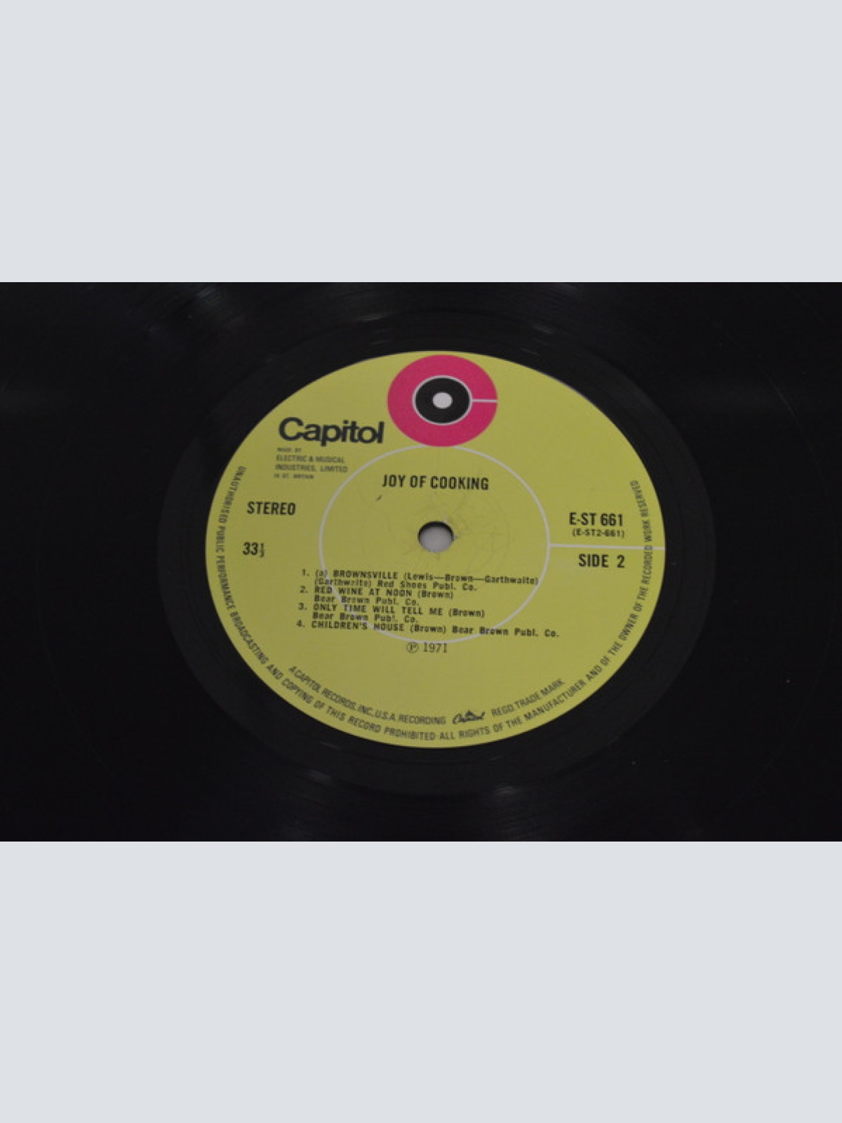 Vinyl / Joy Of Cooking - Joy Of Cooking